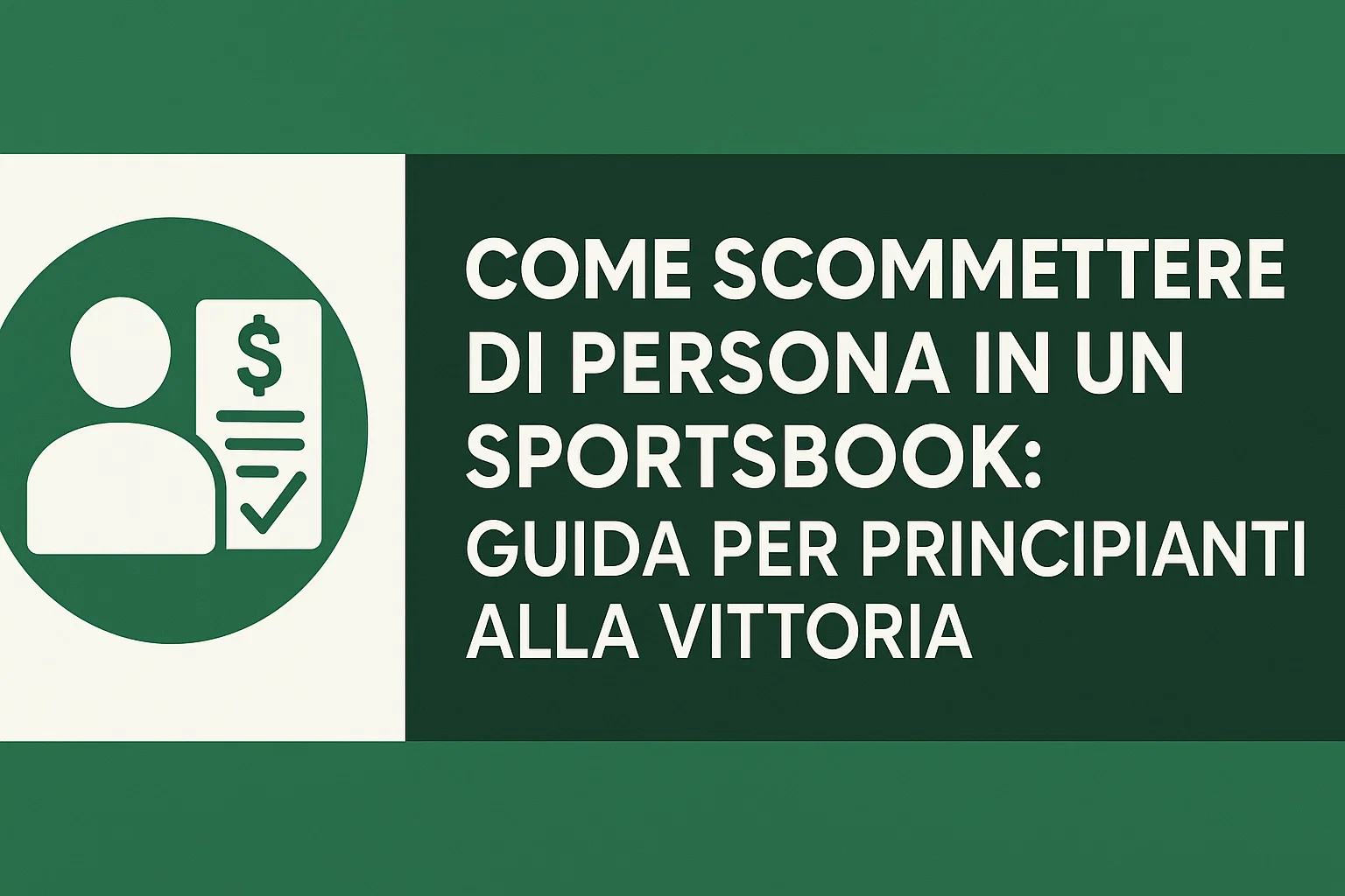 Come Scommettere di Persona in un Sportsbook: Guida per Principianti alla Vittoria