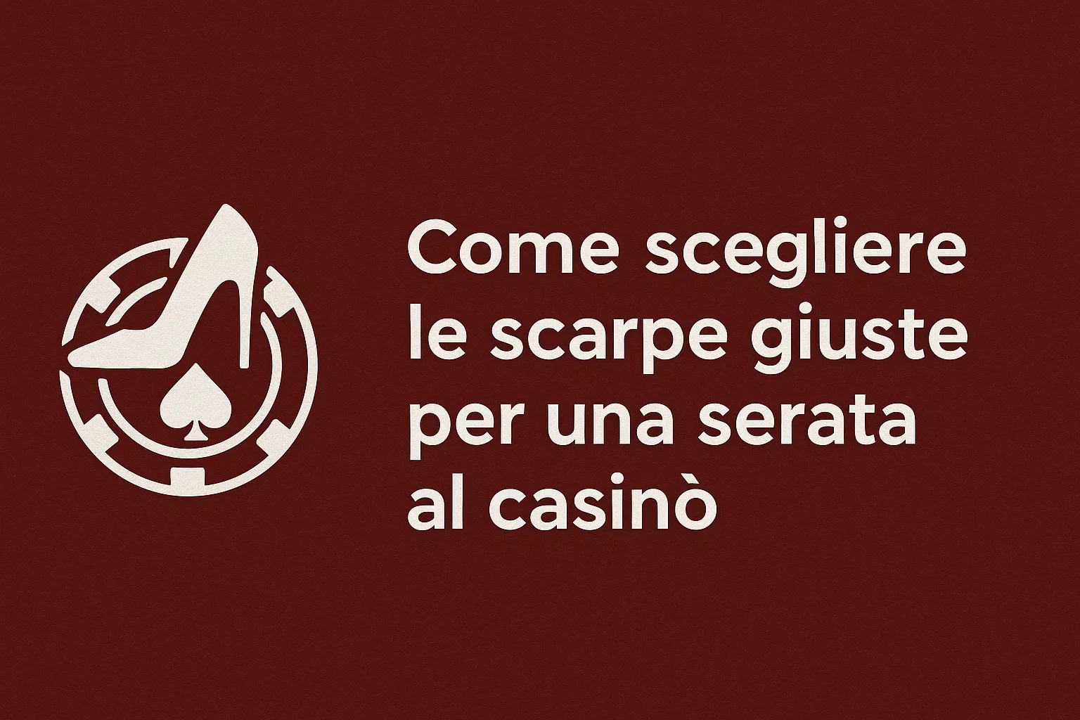 Come scegliere le scarpe giuste per una serata al casinò